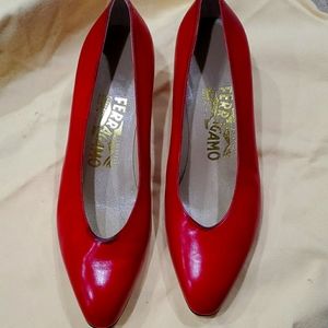 Red Ferragamo Heels